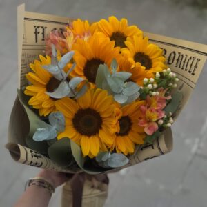 8'li Ayçiçeği Buketi | Yalova Aynı Gün