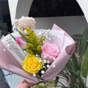 Mini mini gül buketi